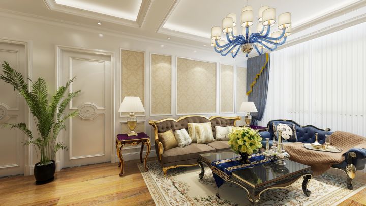 幸?；ㄔ?34㎡欧式风格案例