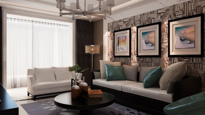 天景美地156㎡后现代案例