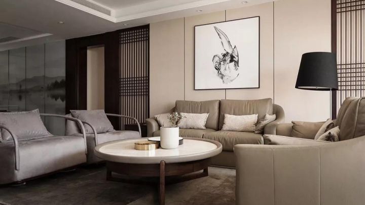 装修设计效果图，新中式装修设计效果图案例