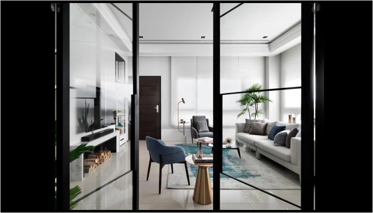 【案例赏析】140㎡现代高级灰，简约优雅，明亮温馨