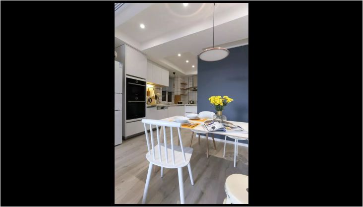 厨房，年轻人都喜欢这样装，颜值高，关键实用极了！