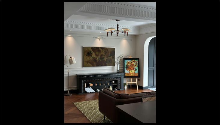 法式复古实景落地