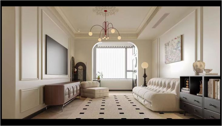 这才是奶油法式装修该有的样子，温柔到心化